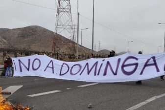 no a dominga protesta ruta 5 la higuera