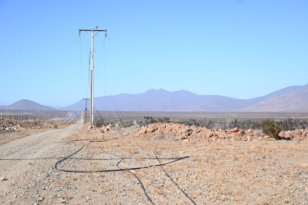 Robo de cables en La Higuera