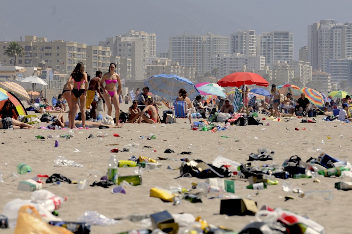 basura playas la serena