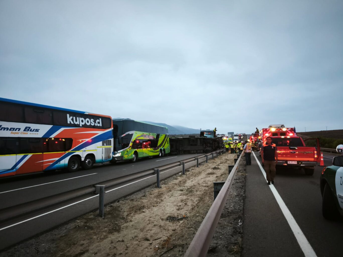 Accidente Coquimbo Ruta 5 Norte