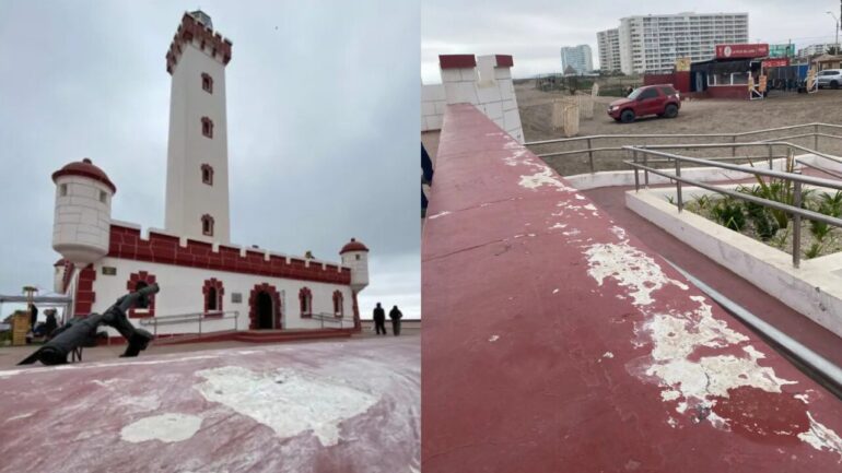 Vandalizan Faro Monumental de La Serena
