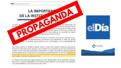 Diario El Día Propaganda a favor de Dominga y CIDERE