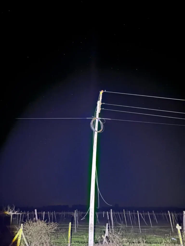 Robo de cables en Los Nogales