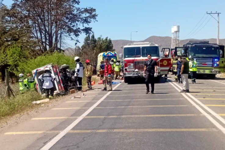 Accidente en Ovalle Bus Cormar