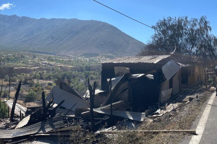 Incendio en Monte Patria