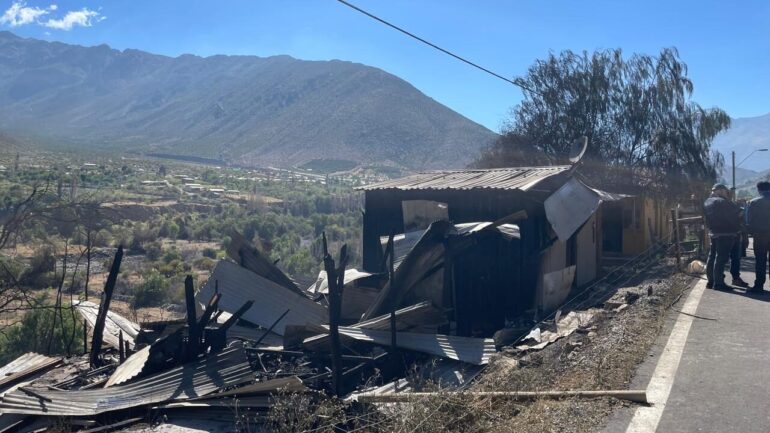 Incendio en Monte Patria