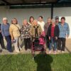 Personas mayores de Las Compañías junto a diputada Nathalie Castillo